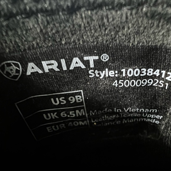 NEW no box. Ariat Black and Silver Loafers with Flat Sole - Picture 3 of 4